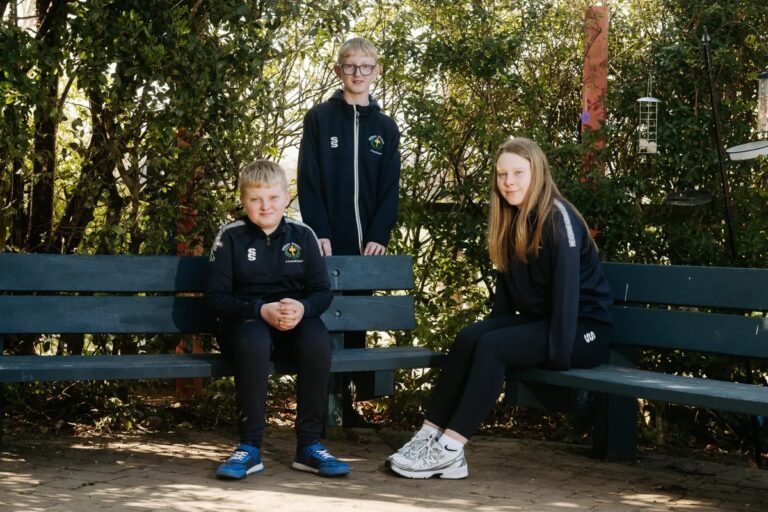 William Brookes School students in Tokyo hub garden April 2025 (Credit Shropshire Star)
